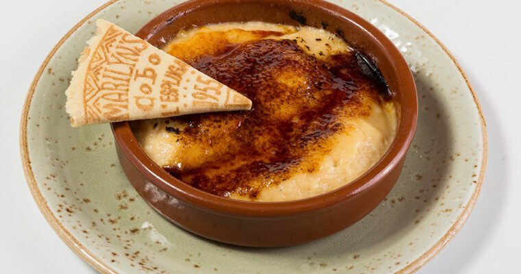 receta de Crema catalana (Crema quemada) tipica de catalunya